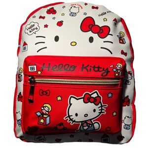 Hello Kitty Red and White Mini Backpack
